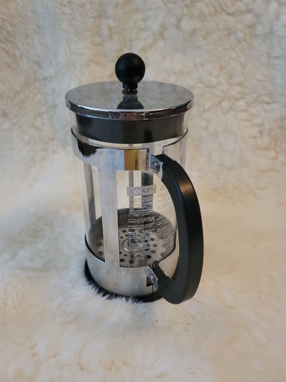 Bodum Bistro French Press Coffee Maker Chrome 8 Cup